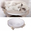 Pet Life Cat Scratcher Garigari Sweet Round (Xám mát)