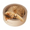 Pet Life Cat Scratcher Garigari Circle (Màu be)