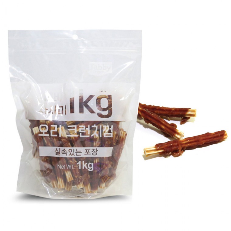 Kẹo Cao Su Vị Vịt Tebi Snack Vịt Sasami 1kg