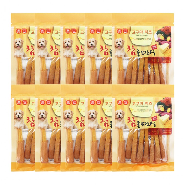 Hello Doggi Very Good Snack Khoai Lang Phô Mai Que Gà (100g x 10 miếng)