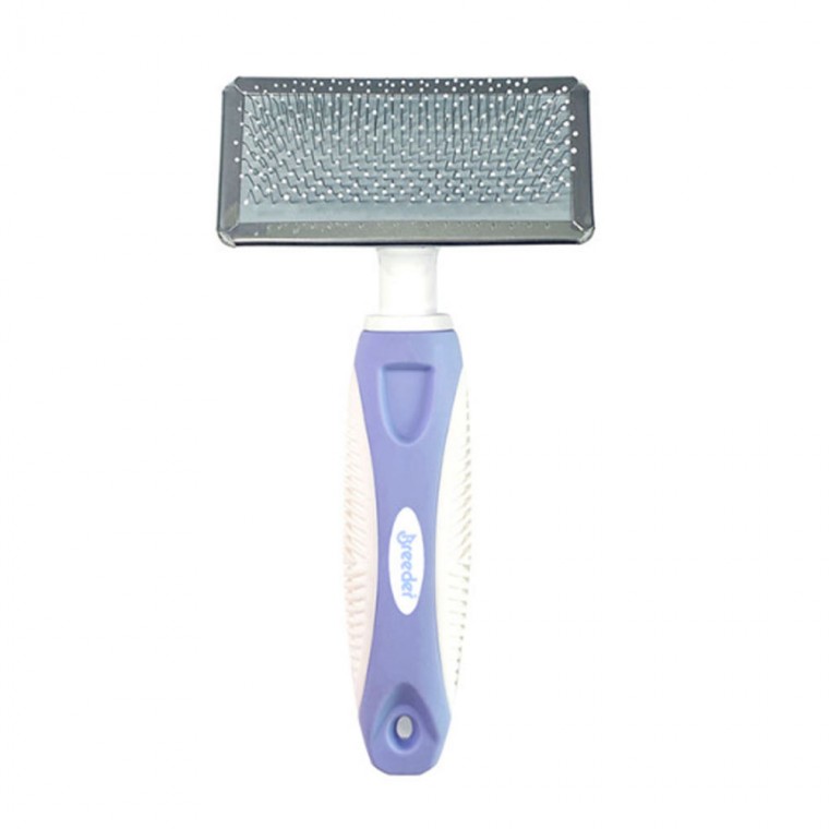 Breeder New Slicker Ball Brush (M) (Tím)