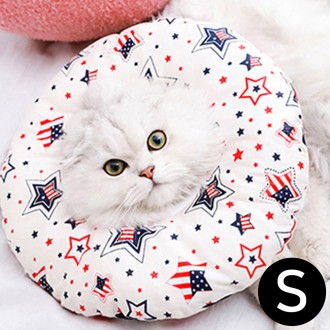 Healing Time Donut Cushion Neck Collar (S) (Ngôi sao New York)