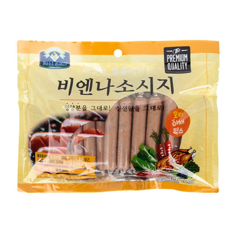 Snack chó Bellbird xúc xích Vienna 30p (vịt rau trộn)