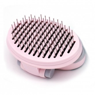 Hello Doggy Smart Hand Brush Pin Brush (Hồng) (Tự Một Chạm)