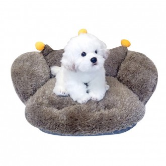 Đệm Vương Miện Thú Cưng Bling Dog Kang Izzy Momo (Nâu)