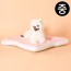 Giường Dog Pose Kangji 365 Daily Bed (Hồng đơn giản) (Trung bình)