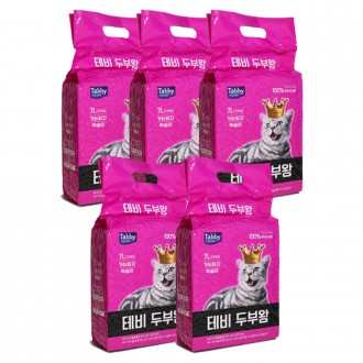 Tebi Tofu King Fine Peach (2.5kg x 5) (1 hộp)