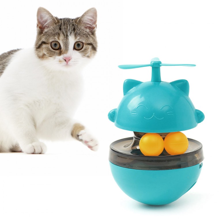 Cánh quạt Roly Poly Snack Ball Mũi Work Cat Toy