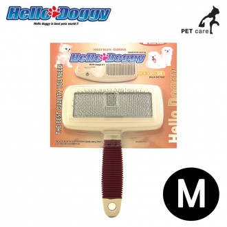 Hello Doggy Tip Slicker Brush (M) (Đồ dùng cho thú cưng)