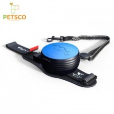 Dây dắt chó đi dạo rảnh tay tự động Petsco Leashinyu2 (màu xanh)