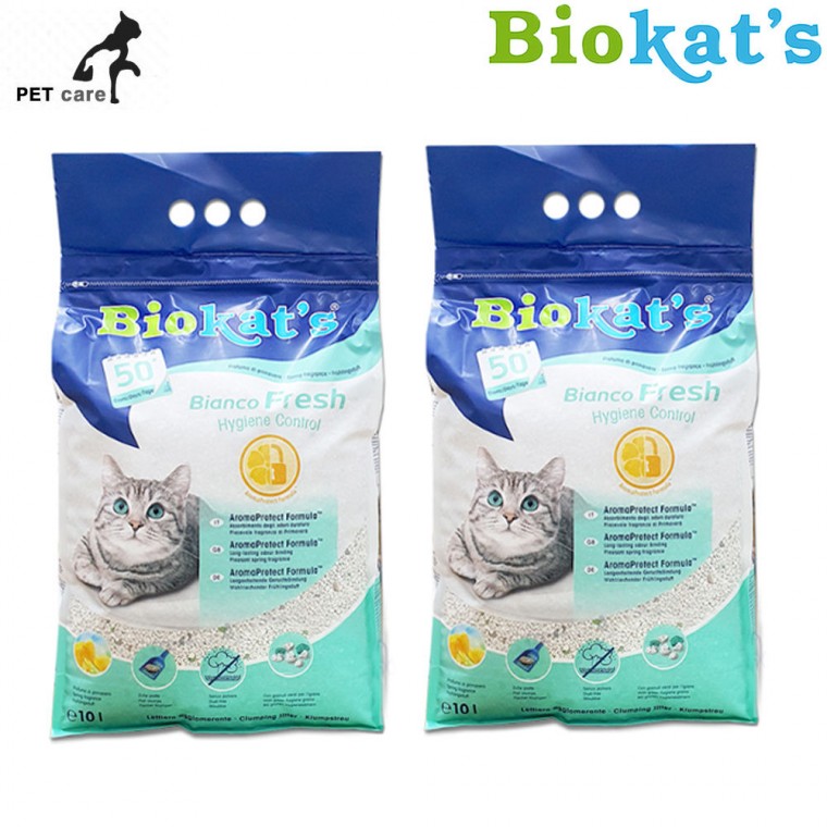 BioCats Bianco Fresh Spring Fragrance 10L (2 gói)