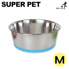 Bát đơn giản bằng thép không gỉ Superpet (M)