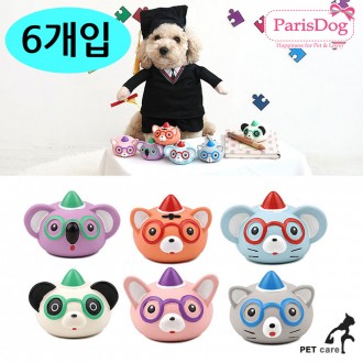 Đồ chơi cao su bác sĩ Paris Dog Cheokcheok (Bộ 6)