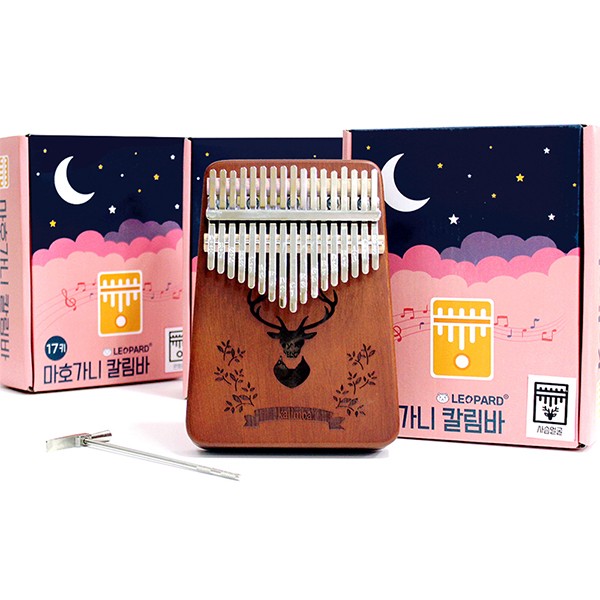 Đàn Kalimba Leopard Mahogany 17 Phím