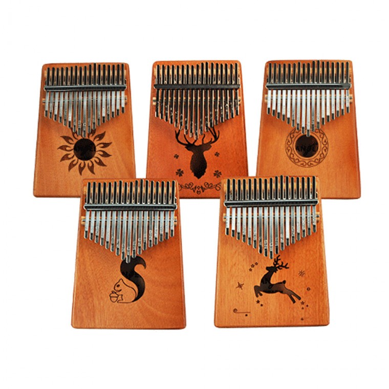 Nhạc cụ Angel Gỗ gụ tự nhiên Kalimba (ARK-N) (1 ngẫu nhiên)