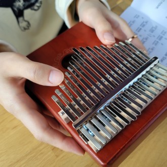 Đàn piano ngón tay 17 nốt đàn piano gỗ gụ kalimba calamba đàn piano ngón tay cái