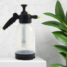 Máy phun nước rửa xe Air Water Làm sạch cảnh quan Máy phun nén làm vườn 2L Đen