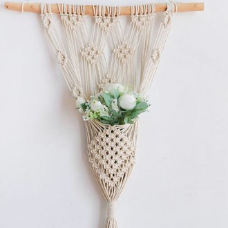 Cách làm móc treo cây Bộ dụng cụ treo Macrame DIY