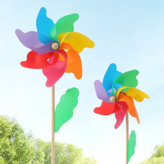 Wind Village Rainbow Pinwheel 4P Set Park Khuyến mại Sử dụng