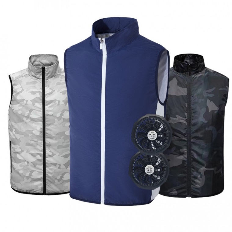 KC Certified Big Fan Fan Vest Cool Vest Fan Quần áo DD-12830