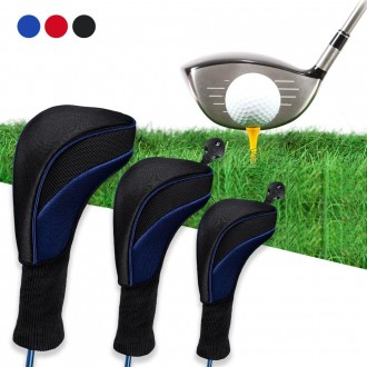 Bộ 3 đầu bọc đầu Golf Câu lạc bộ chỉ báo số xoay