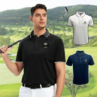 Áo thun tay ngắn PK mặc chơi golf mùa hè có cổ áo thun coulon