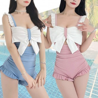 Bể bơi monokini áo tắm biệt thự hồ bơi shirring bikini một mảnh