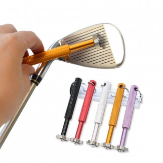 Golf Groove Cleaner Sharpener Câu lạc bộ Đồ thể thao Đầu câu lạc bộ Golf Chăm sóc Thực hành xoáy ngược