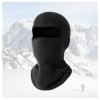 Balaclava lông cừu giữ nhiệt màu đen