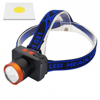 Đèn LED LASER trắng có thể sạc lại Zoom Leo núi ngoài trời Đèn lồng câu cá Độ sáng mạnh Đèn pha YES611