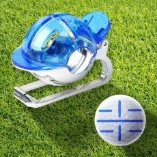 Bộ lót bóng golf loại kẹp + bộ bút (màu xanh) dây đẩy bóng golf