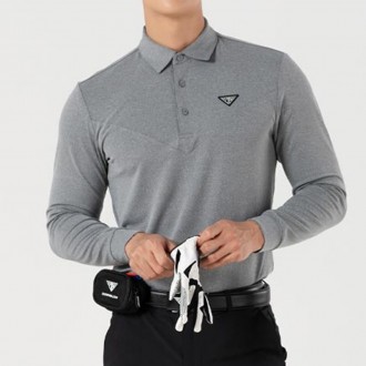 Nam Cổ Áo Golf Tay Dài Thời Trang Xuân Thu Hàng Ngày Thường Ngày Size Lớn Size Lớn Tee M L XL 2XL