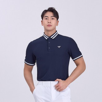 Xuống Blow-DBSSTNA6500M SS Golf Nam Mặc Áo Thun Cara Ngắn Tay