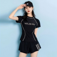 Bộ đồ bơi đơn giản cho nữ Bộ đồ lướt sóng Rashguard Bộ đồ đi biển cho nữ