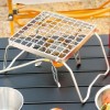 Cắm trại có thể gập lại Burner Stand Stand Grill BBQ Griddle Pan