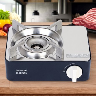 Boss gas phạm vi cắm trại vỉ nướng đốt mini bếp cắm trại di động công suất nhiệt cao