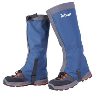 Đi bộ đường dài Leo núi Chống nước Tuyết Chân Gaiters Tấm che an toàn