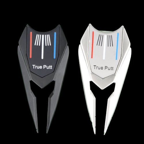 MG Golf TruePut Three Line Ball Marker Divot Tool Máy sửa chữa xanh