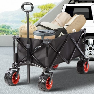 Xe cắm trại 102 Xe chở hàng Mini Wagon có thể gập lại rộng lớn để cắm trại