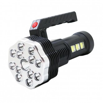 Đèn pin sạc LED Đèn pin COB Đèn lồng cắm trại Đèn pha P913 Ah