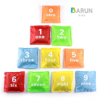 Túi Đậu Số Bareun Kids / Bộ 10 Túi Đậu Số