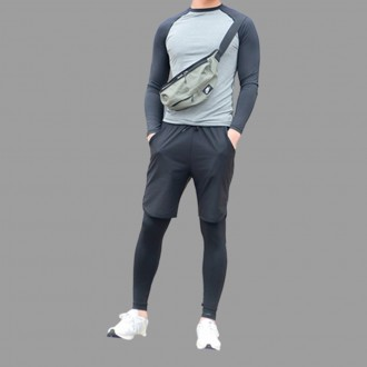 Nam Rash Guard Bộ áo thun nam Quần Short Quần Legging Công Viên Nước Đồ Bơi Du Lịch Đi Biển