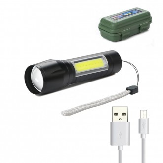 Đèn lồng LED zoom ánh sáng đèn pin đèn pin mini COB kết hợp sử dụng AX