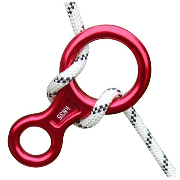 Vòng cắm trại đi bộ đường dài 8 vòng cố định carabiner hoạt động ngoài trời 35KN