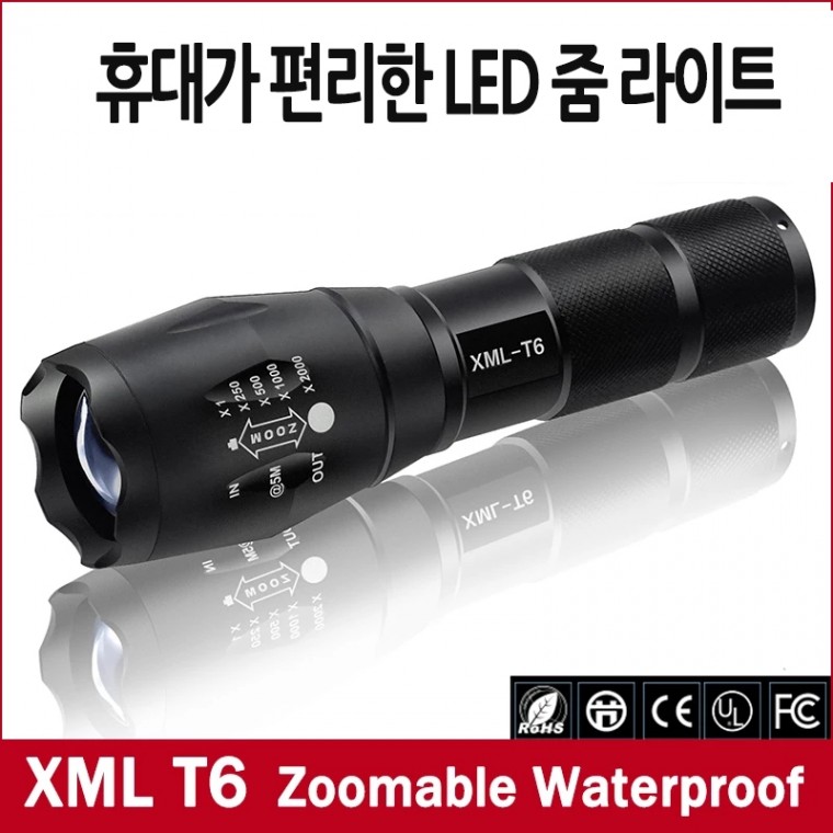 LED Zoom Light Lantern Đèn pin Đèn pin 1005 AAA