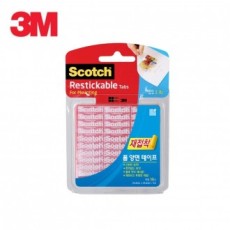 Băng keo hai mặt trong suốt tái dính 3M Scotch R100