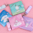 Ví nửa nhân vật Sanrio Dây đeo 1p dành cho trẻ em My Melody Kuromi Cinnamoroll Ví đựng thẻ có khóa cài Pochaco