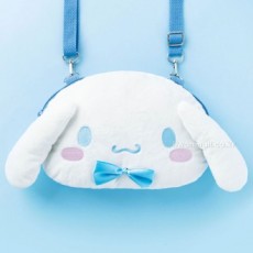 Túi đeo chéo Sanrio Face Plush-Cinnamoroll