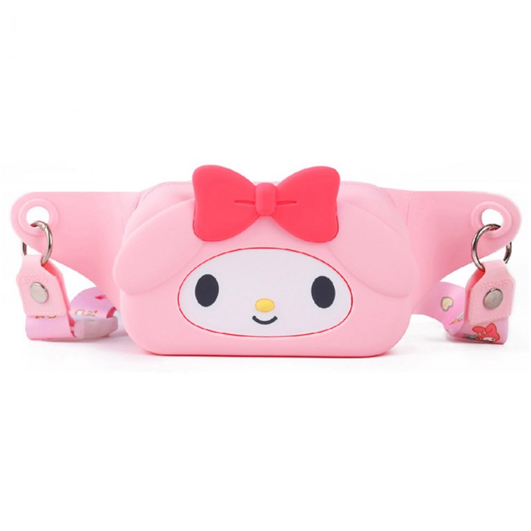 Túi đeo hông silicon Sanrio My Melody Face (Lớn)