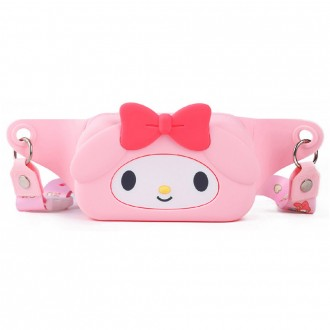 Túi đeo hông silicon Sanrio My Melody Face (Lớn)